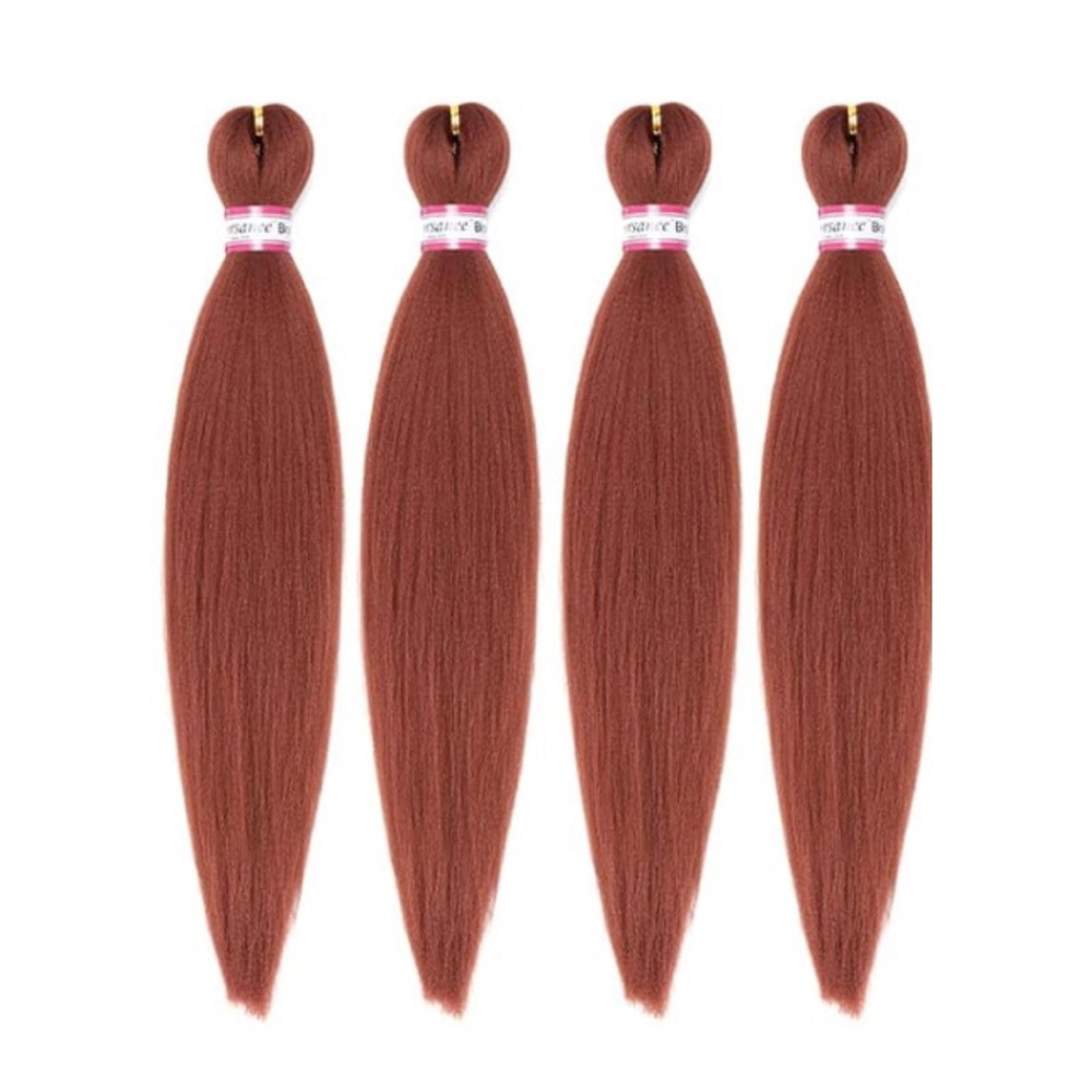 NWT 4/$20 4 pack Ginger Braiding Hair Pre Stretched 20 Inch Hair (20inch,#350)